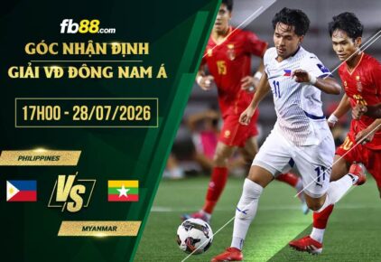 fb88-soi kèo Philippines vs Myanmar