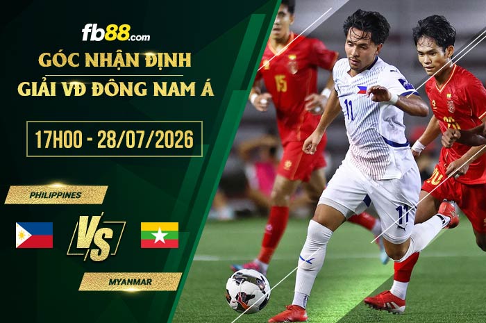 fb88-soi kèo Philippines vs Myanmar