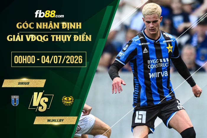 fb88-soi kèo Sirius vs Mjallby