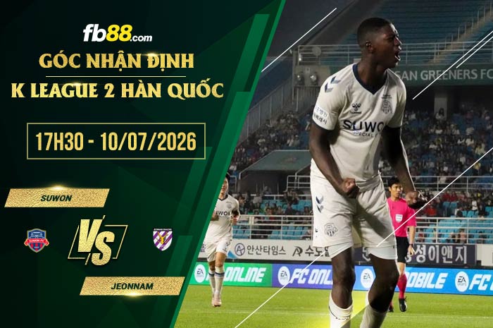 fb88-soi kèo Suwon vs Jeonnam