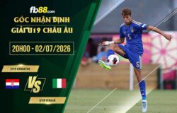 fb88-soi kèo U19 Croatia vs U19 Italia