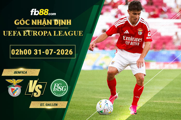 fb88-soi-keo-tran-dau-Benfica-vs-St-Gallen-31-07-2026