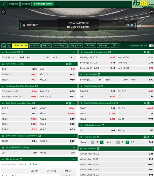fb88-ty-le-tran-dau-Botafogo-vs-Avai-07-07-2026