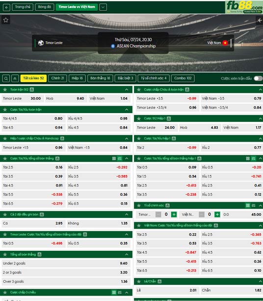 fb88-ty-le-tran-dau-Đông-Timor-vs-Việt-Nam-25-07-2026