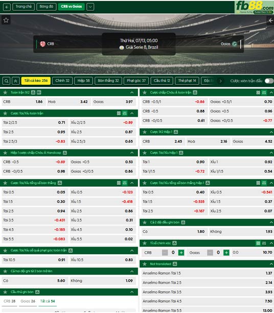 fb88-ty-le-tran-dau-Regatas-vs-Goias-13-07-2026