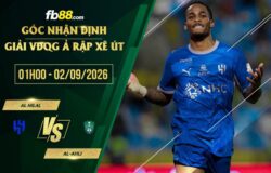 fb88-soi kèo Al Hilal vs Al-Ahli