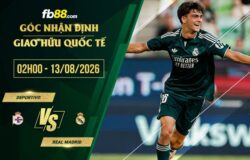 fb88-thông số trận đấu Deportivo vs Real Madrid
