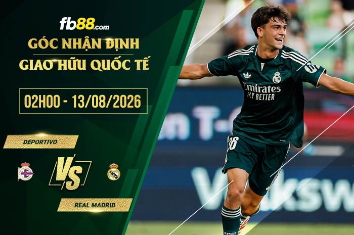 fb88-thông số trận đấu Deportivo vs Real Madrid