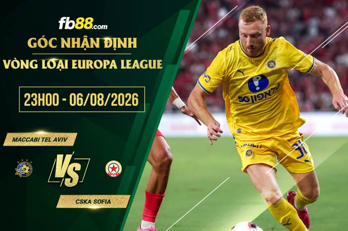 fb88-soi kèo Maccabi Tel Aviv vs CSKA Sofia