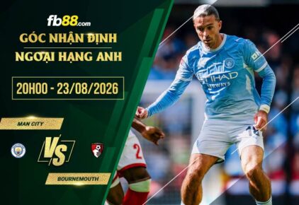 fb88-soi kèo Man City vs Bournemouth