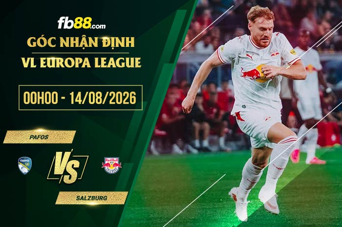 fb88-soi kèo Pafos vs Salzburg