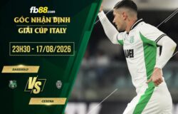 fb88-soi kèo Sassuolo vs Cesena