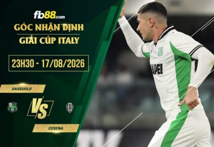 fb88-soi kèo Sassuolo vs Cesena