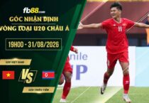 fb88-soi kèo U20 Việt Nam vs U20 Triều Tiên