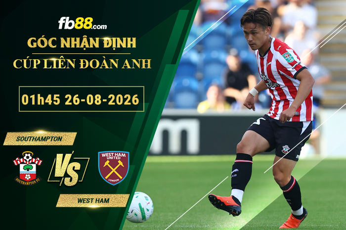 fb88-soi-keo-tran-dau-Southampton-vs-West-Ham-26-08-2026