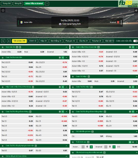 fb88-ty-le-tran-dau-Aston-Villa-vs-Arsenal-01-09-2026