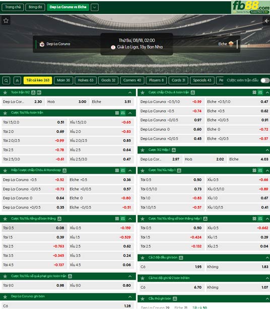 fb88-ty-le-tran-dau-Deportivo-vs-Elche-18-08-2026