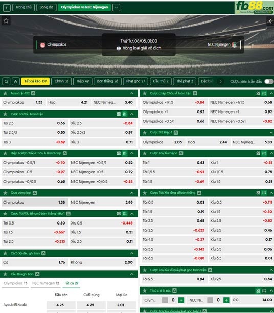 fb88-ty-le-tran-dau-Olympiacos-vs-N.E.C-Nijmegen-05-08-2026
