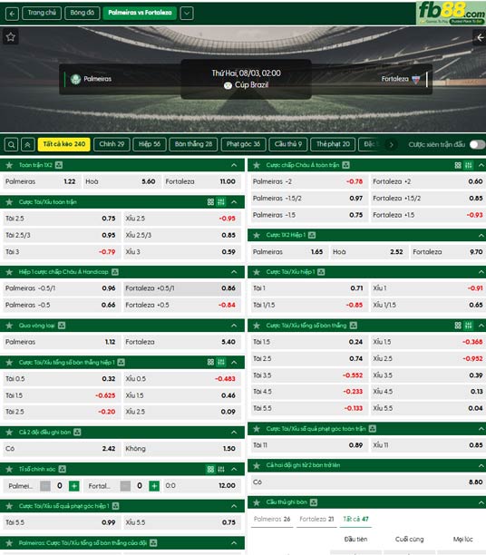 fb88-ty-le-tran-dau-Palmeiras-vs-Fortaleza-03-08-2026