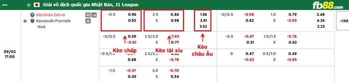 fb88-bảng kèo trận đấu Machida Zelvia vs Kawasaki Frontale
