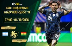 fb88-soi kèo Argentina vs Bolivia