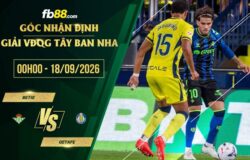 fb88-soi kèo Betis vs Getafe