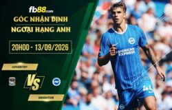 fb88-soi kèo Coventry vs Brighton