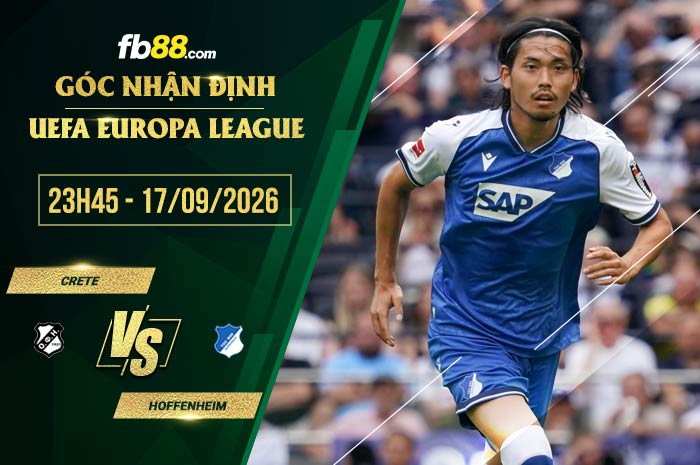 fb88-soi kèo Crete vs Hoffenheim