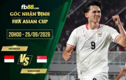 fb88-soi kèo Indonesia vs Singapore