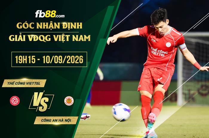 fb88-soi kèo Thể Công Viettel vs Công an Hà Nội