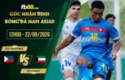fb88-soi kèo U23 Philippines vs U23 Kuwait