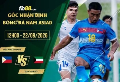 fb88-soi kèo U23 Philippines vs U23 Kuwait