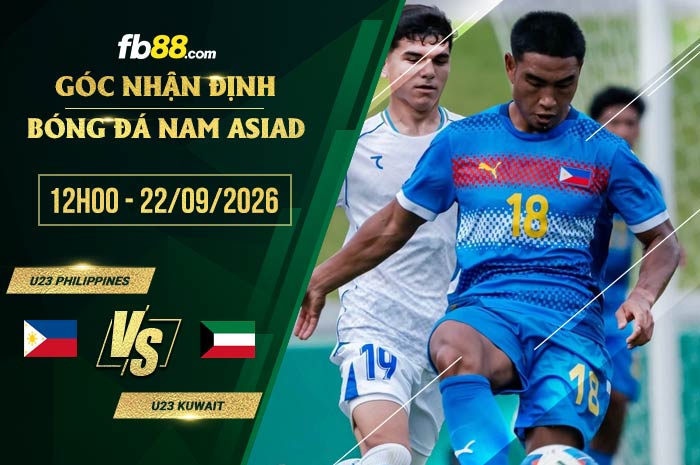 fb88-soi kèo U23 Philippines vs U23 Kuwait