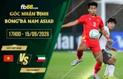 fb88-soi kèo U23 Việt Nam vs U23 Kuwait