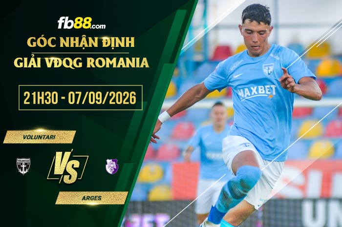 fb88-soi kèo Voluntari vs Arges