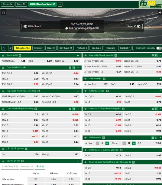 fb88-ty-le-tran-dau-Al-Hilal-vs-Neom-08-09-2026