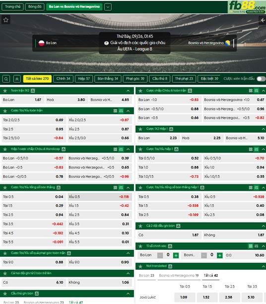 fb88-ty-le-tran-dau-Ba-Lan-vs-Bosnia-26-09-2026