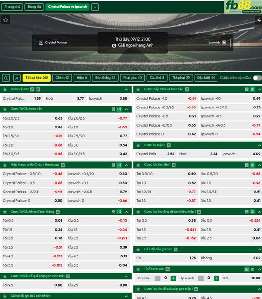 fb88-thong-so-tran-dau-Crystal-Palace-vs-Ipswich-12-09-2026