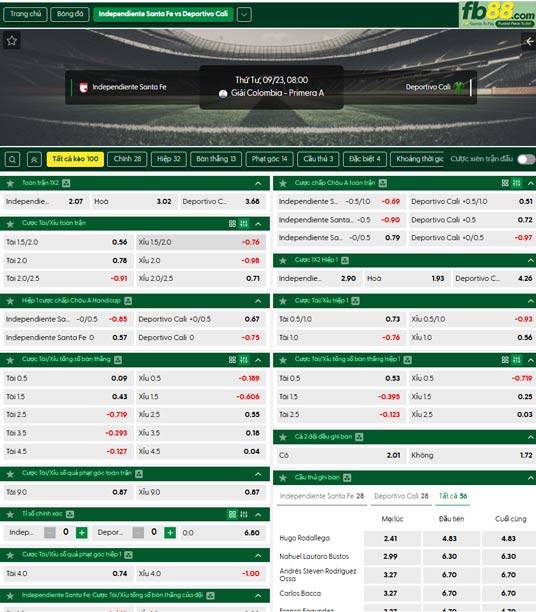 fb88-ty-le-tran-dau-Ind-Santa-Fe-vs-Deportivo-Cali-23-09-2026