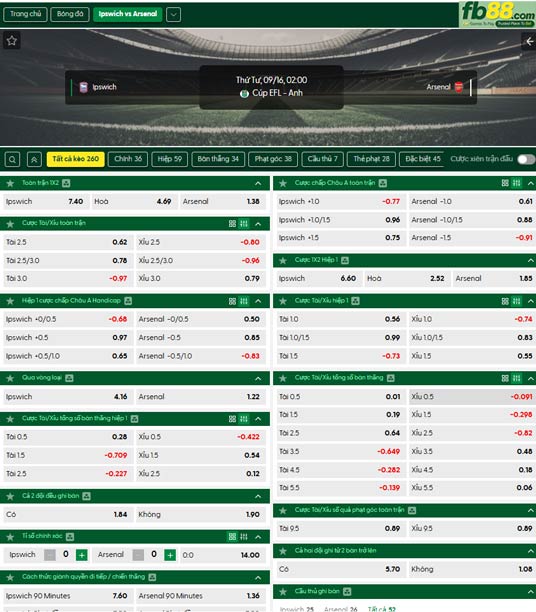 fb88-ty-le-tran-dau-Ipswich-vs-Arsenal-16-09-2026