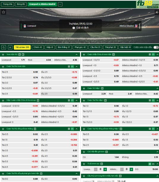 fb88-thong-so-tran-dau-Liverpool-vs-Atletico-Madrid-10-09-2026