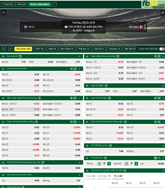 fb88-ty-le-tran-dau-Na-Uy-vs-Dan-Mach-25-09-2026