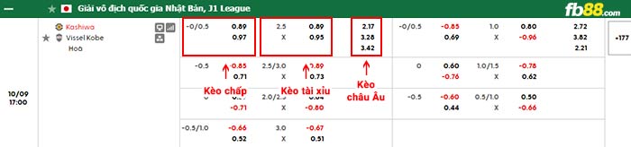 fb88-bảng kèo trận đấu Kashiwa Reysol vs Vissel Kobe