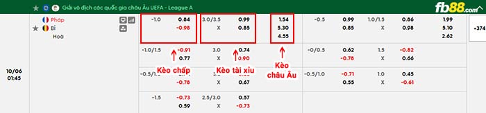 fb88-bảng kèo trận đấu Pháp vs Bỉ