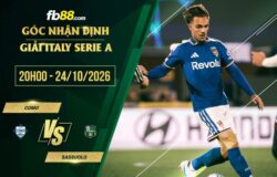 fb88-soi kèo Como vs Sassuolo