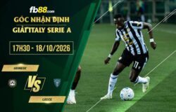 fb88-soi kèo Udinese vs Lecce