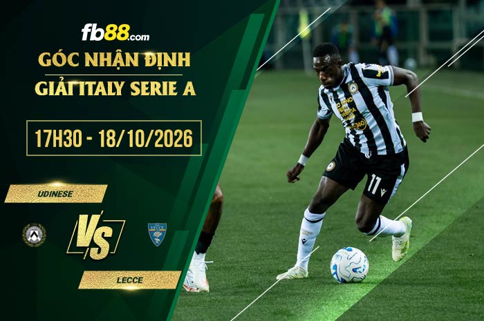 fb88-soi kèo Udinese vs Lecce