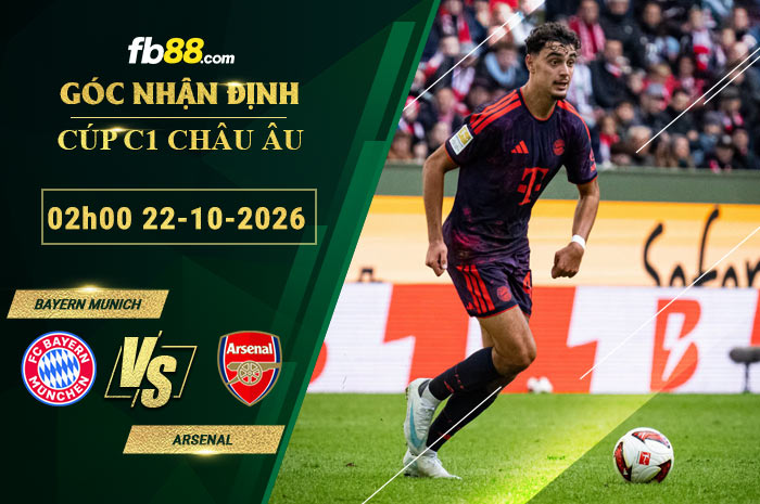 fb88-soi-keo-tran-dau-Bayern-Munich-vs-Arsenal-22-10-2026
