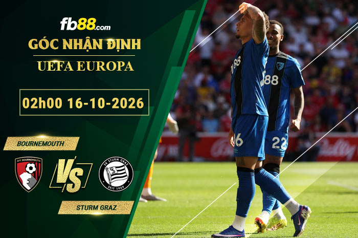fb88-soi-keo-tran-dau-Bournemouth-vs-Sturm-Graz-16-10-2026