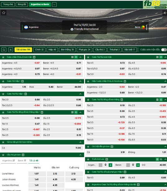 fb88-ty-le-tran-dau-Argentina-vs-Benin-07-10-2026